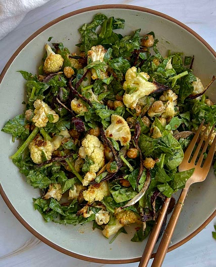 Roasted Cauliflower Salad