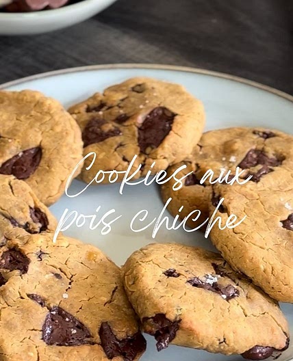 Cookies sans farine aux pois chiche 🍪