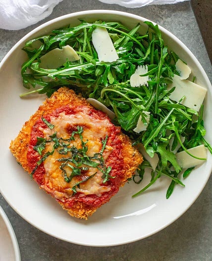 Vegan Chick’n Parmesan 