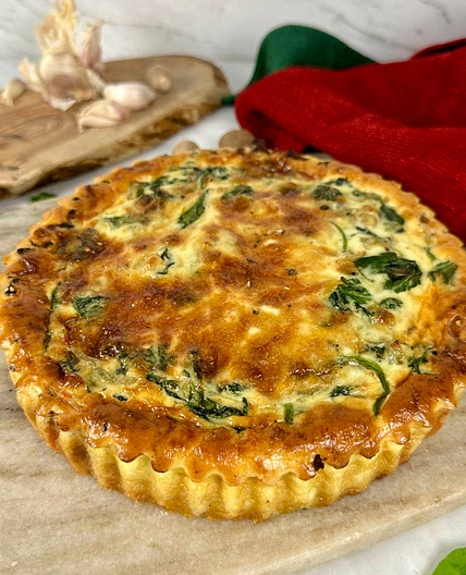 Sweet Potato Quiche Florentine