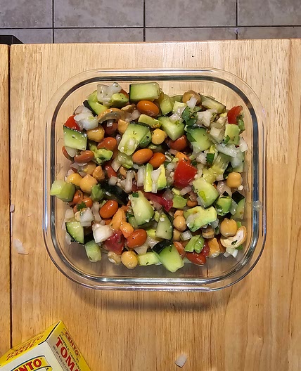 Garbanzo and Bean Salad
