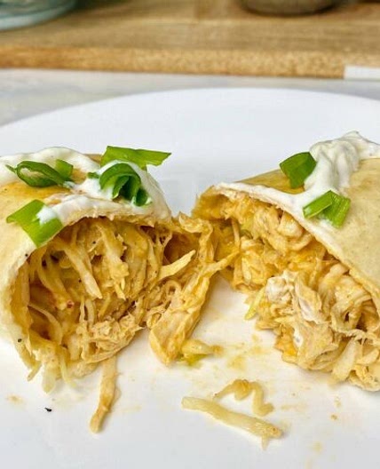 Buffalo Chicken Burritos