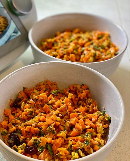 Exotic Raw Spiced Carrot Salad Recipe