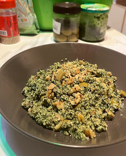Quinoa Pesto Salad