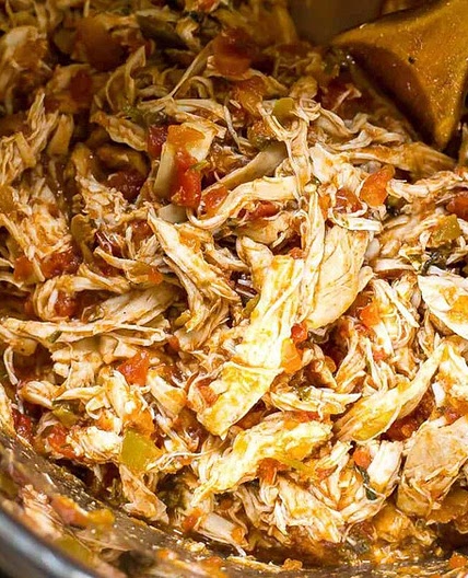 Easy Slow Cooker Salsa Chicken
