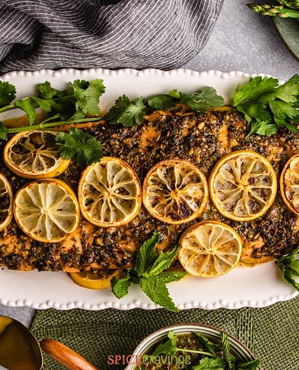 Chimichurri Salmon