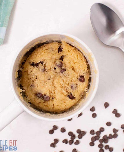 Chocolate chip mug cake