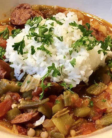 Easy Creole Okra and Shrimp