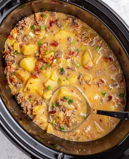 Potato and bacon soup
