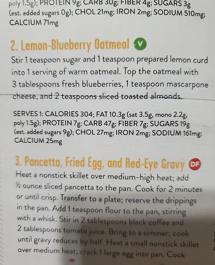 Lemon blueberry oatmeal