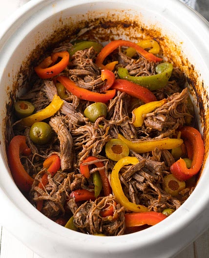 Slow Cooker Ropa Vieja (Cuban Beef)