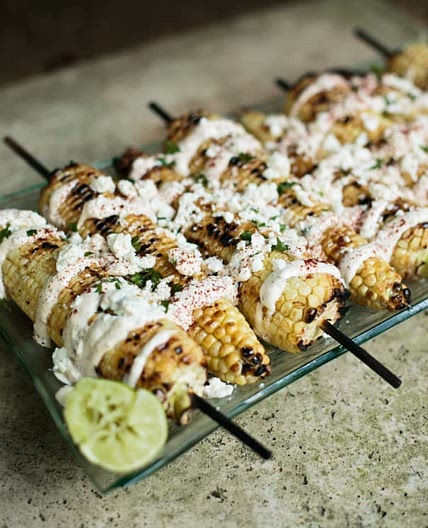 Grilled Mexican Street Corn (Elote)
