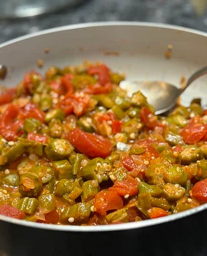 Okra and Tomatoes
