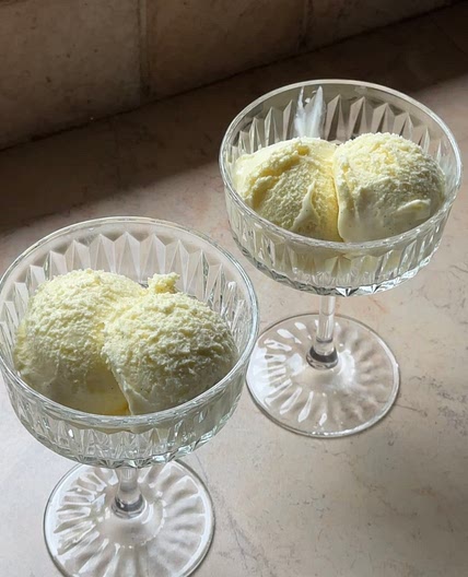Vanilla ice cream