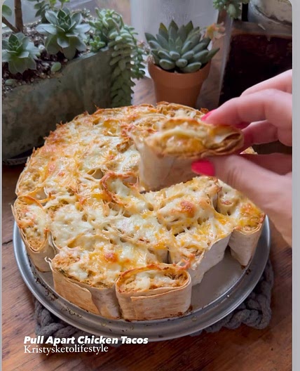 Pull Apart Chicken Tacos