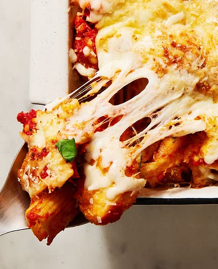 Chicken Nugget Parm Casserole