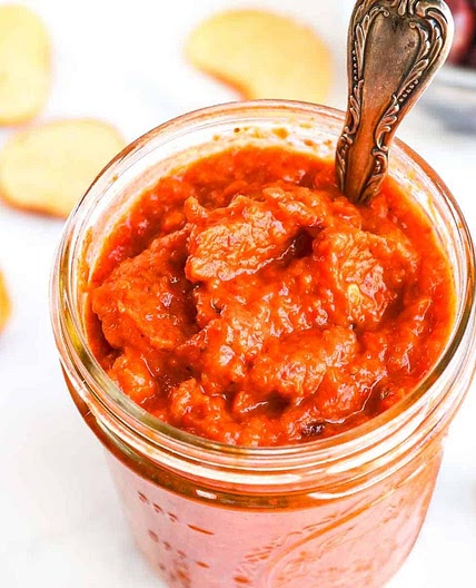 Croatian Roasted Red Pepper and Eggplant Spread: Ajvar