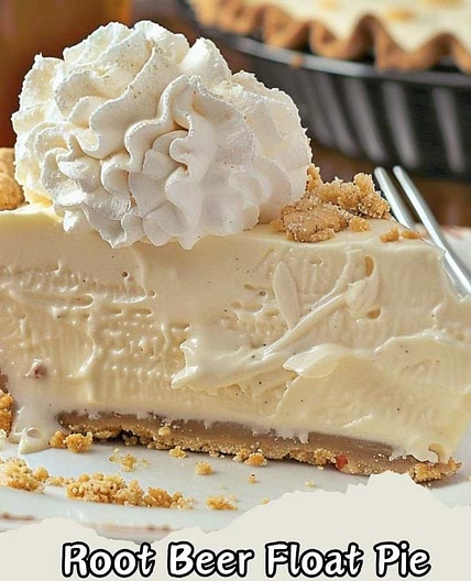 Root Beer Float Pie