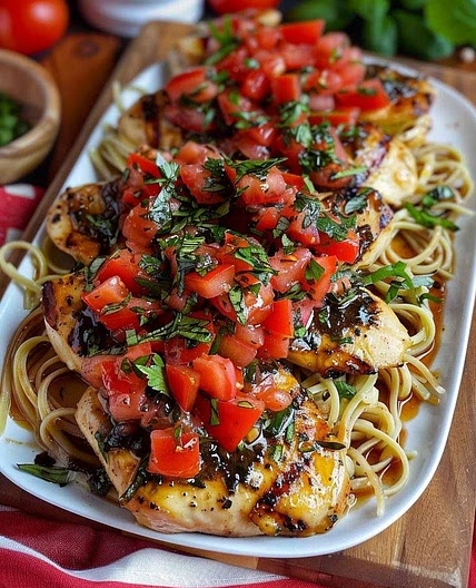 Easy Bruschetta Chicken