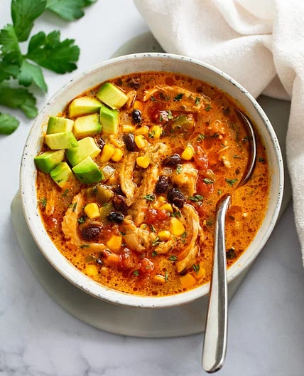 Crockpot Chicken Taco Soup