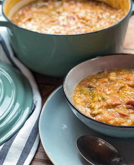 BACON HOCK AND VEGE SOUP