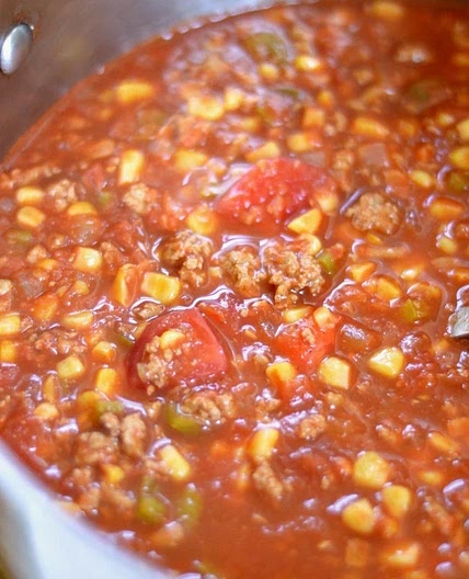 Beef, Tomato, And Corn Stew