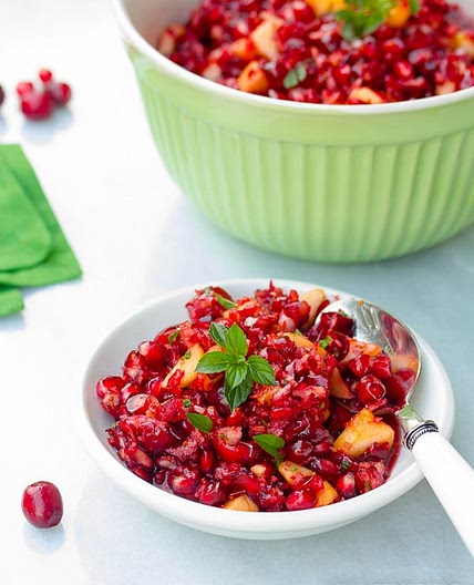 Pomegranate Apple Cranberry Relish