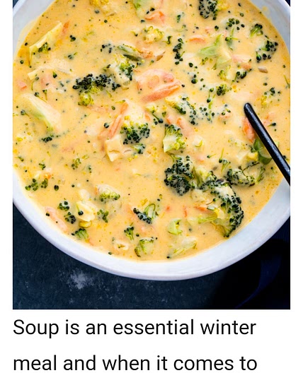 30 MINUTE BROCCOLI CHEDDAR SOUP