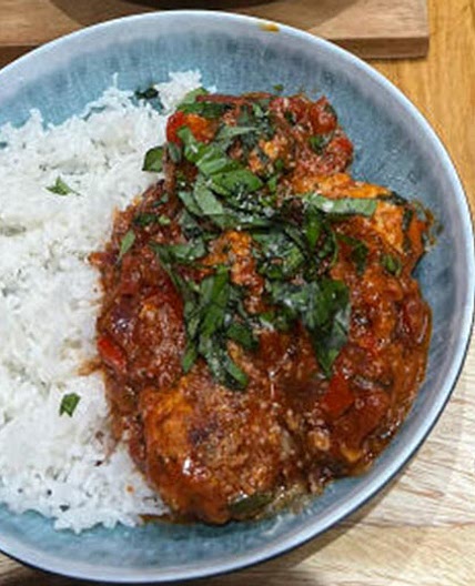 Spanish Chicken Meatballs