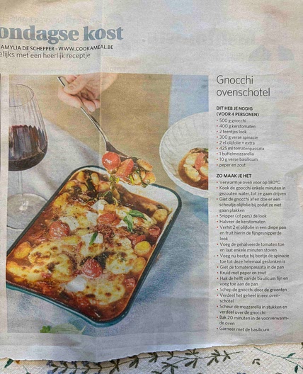 Gnocci ovenschotel tomaat spinazie