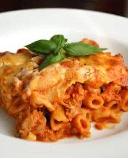 Baked Ziti w/ Pesto Rosso 