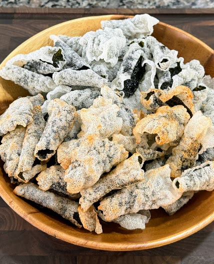 Crispy Rice Paper Seaweed Chips (Rice Paper Gimbugak)