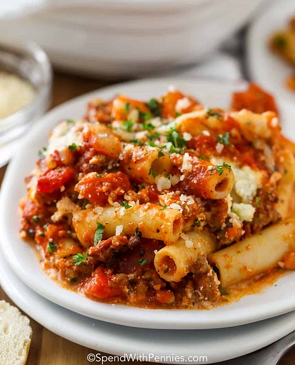 Easy Baked Ziti