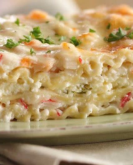 Creamy Seafood Lasagna
