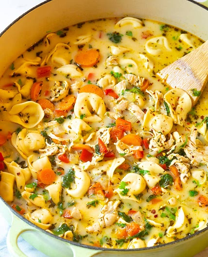 Chicken Tortellini Soup Recipe