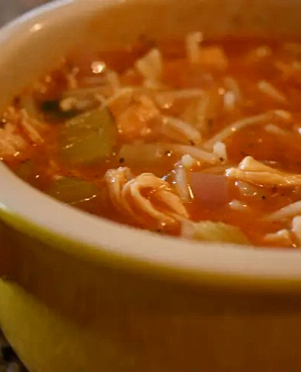 ITALIAN TOMATO CHICKEN NOODLE SOUP