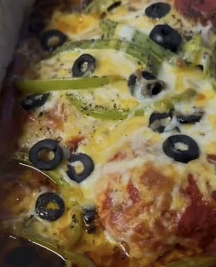 Pollo estilo pizza