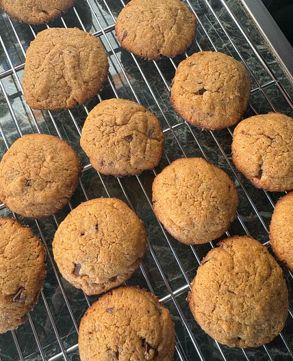Peanut butter chocolate chunk cookies
