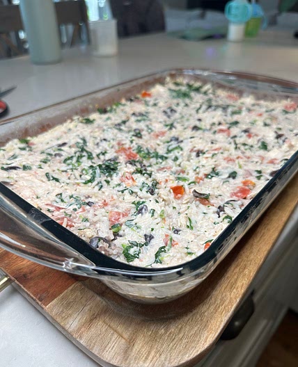 White Chicken Chili Casserole 