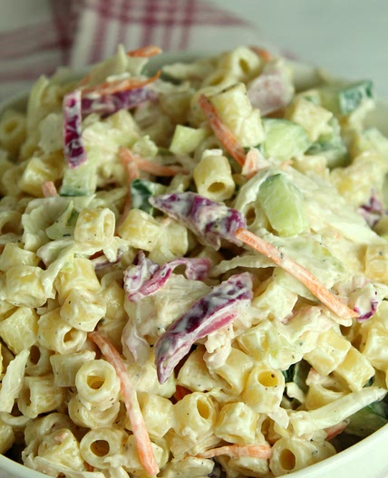 Coleslaw Pasta Salad