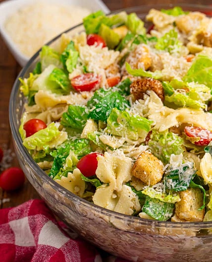Chicken Caesar Pasta Salad