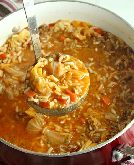 Best Ever Cabbage Roll Soup!