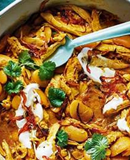 Chicken & butter bean stew