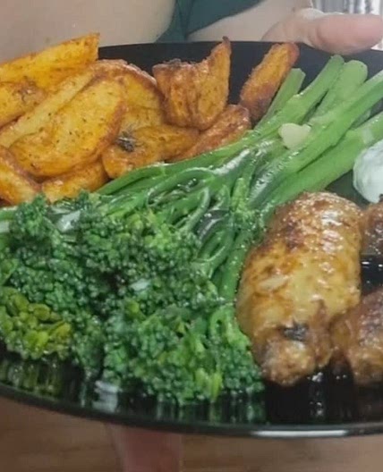 Gemarineerde Kip met Gekruide Aardappels uit de oven & Bimi 😱👌