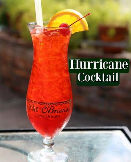 Copy Cat Pat O'brien Hurricane Cocktail