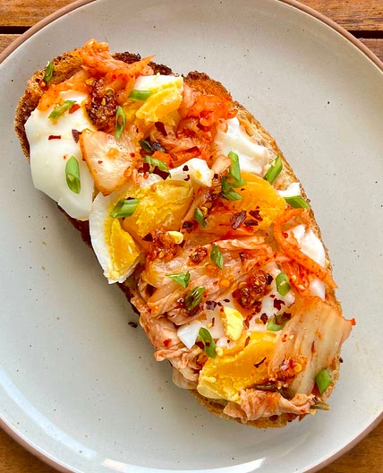 Kimchi Egg Toast
