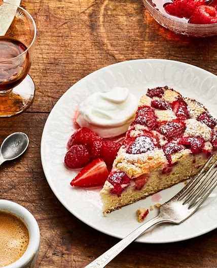 Strawberry-Raspberry Cake