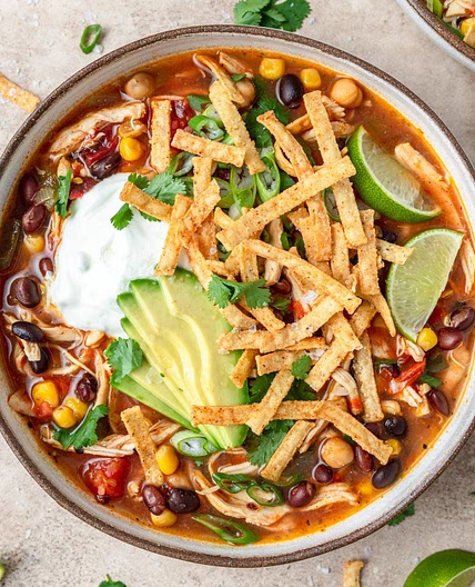 Slow Cooker Chicken Tortilla Soup