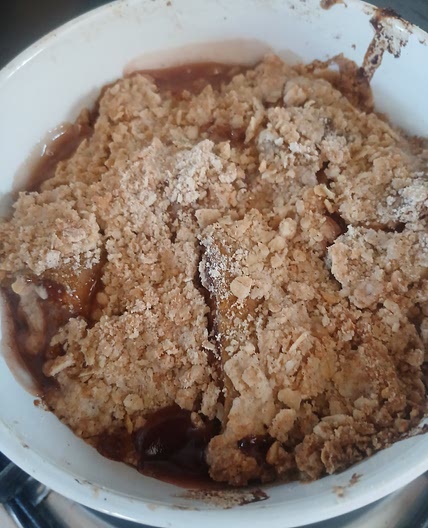 Individual Pear Cranberry Crisps
