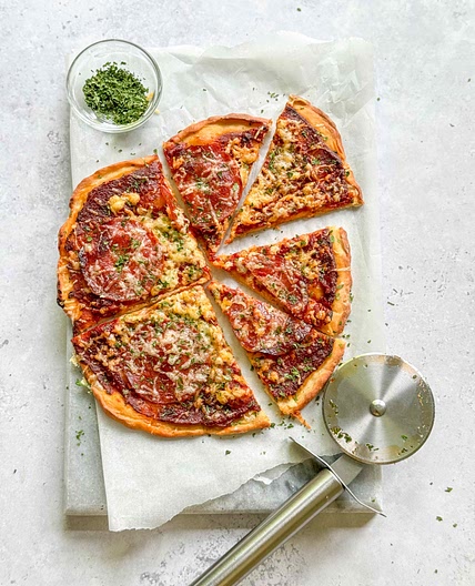 499 calorie entire pizza